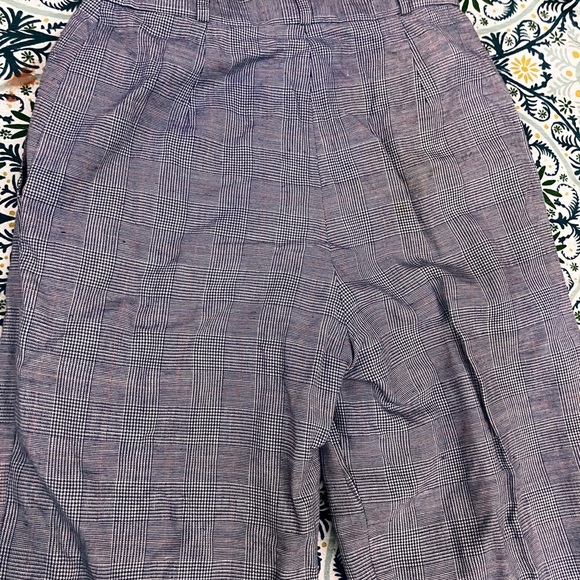 1970s made in USA weathervane lined plaid trousers union label size 6 - Picture 8 of 10